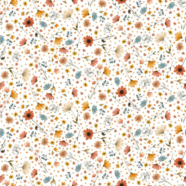 Blank Quilting Nursery Rhyme Time 4843 41 Ivory Ditsy Flowers By The Yard