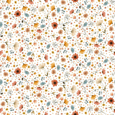 Blank Quilting Nursery Rhyme Time 4843 41 Ivory Ditsy Flowers By The Yard