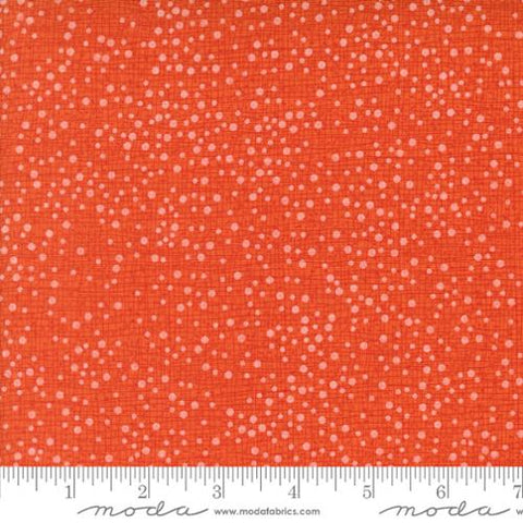 Moda Coven 48715 82 Tangerine Dotty Thatched By The Yard