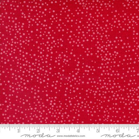 Moda - Winterly - 48715 43 Thatched Dotty Crimson By The Yard