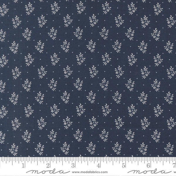 Moda American Gatherings III 49327 15 American Blue Flower Sprig By The Yard