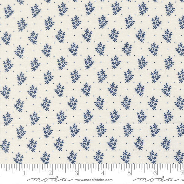 Moda American Gatherings III 49327 24 Cloud Nautical Flower Sprig By The Yard