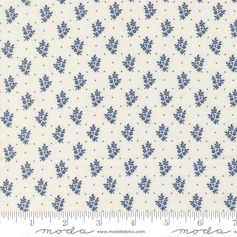 Moda American Gatherings III 49327 24 Cloud Nautical Flower Sprig By The Yard