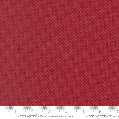 Moda American Gatherings III 49328 13 Deep Crimson Cross Stitch By The Yard