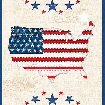 Wilmington Founding Glory 49359 234 Multi 24" PANEL By The PANEL (Not Strictly By The Yard)