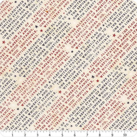 Wilmington Founding Glory 49367 243 Cream Pedge Of Allegiance By The Yard