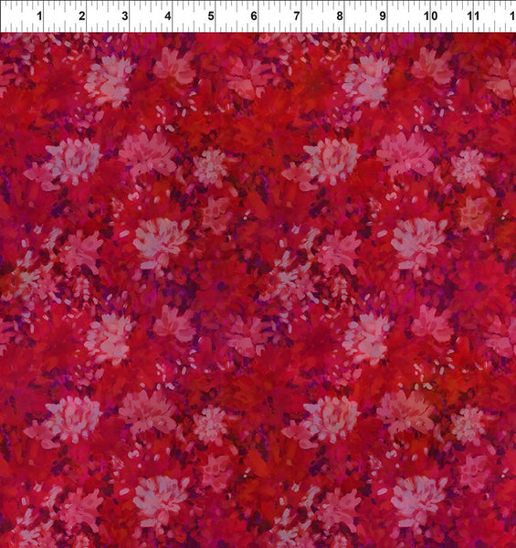 In The Beginning Blooming Day & Night 4BDN 1 Burgundy Monet By The Yard