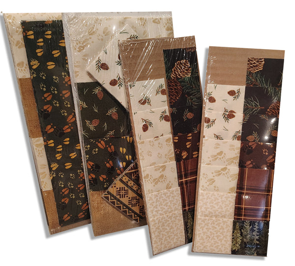 Matt's Mystery Bundles - 4 Northwoods Lodge Scrap Kits - Mystery Remnants