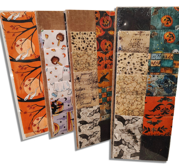 Matt's Mystery Bundles - 4 Halloween Scrap Kits - Mystery Remnants - Assorted Remnants