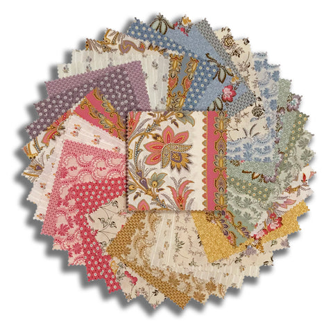 Andover Pre-Cut 42 Piece 5" Charm Squares - Holbrook