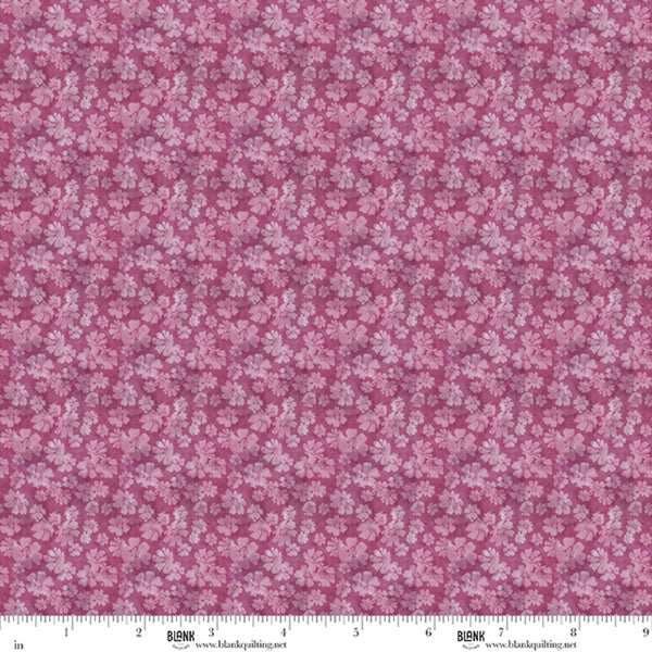 Blank Quilting Lush & Lavish 5012 58 Plum Ditsy Floral By The Yard
