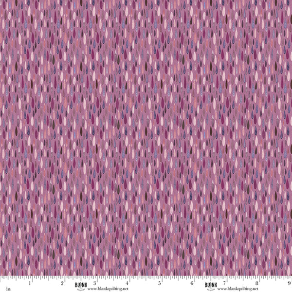 Blank Quilting Lush & Lavish 5013 58 Plum Tear Drops By The Yard