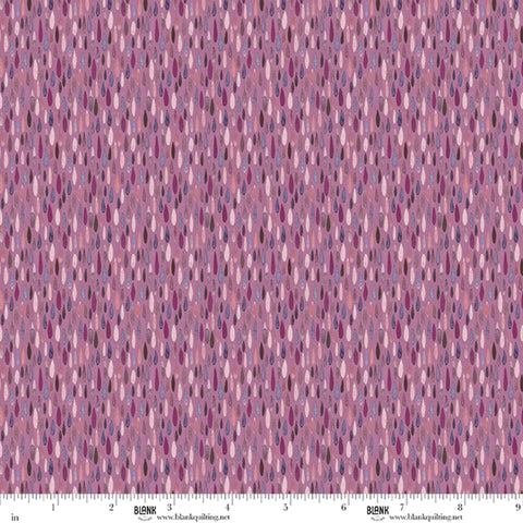 Blank Quilting Lush & Lavish 5013 58 Plum Tear Drops By The Yard