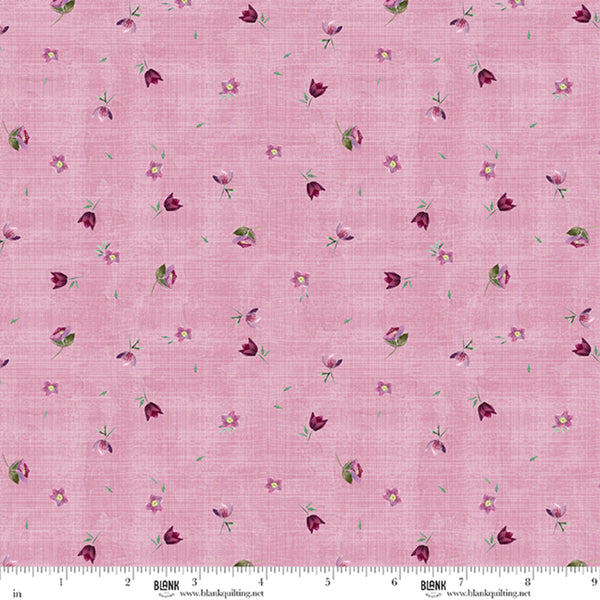 Blank Quilting Lush & Lavish 5015 27 Light Plum Small Floral Toss By The Yard