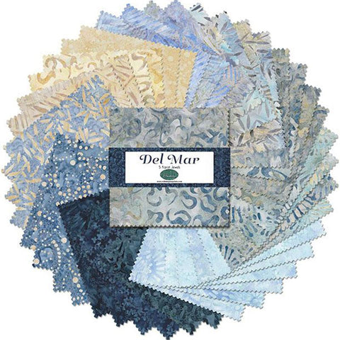 Wilmington Prints Pre-Cut 42 Piece 5 Karat 5" Charms 506-118-506 - Del Mar