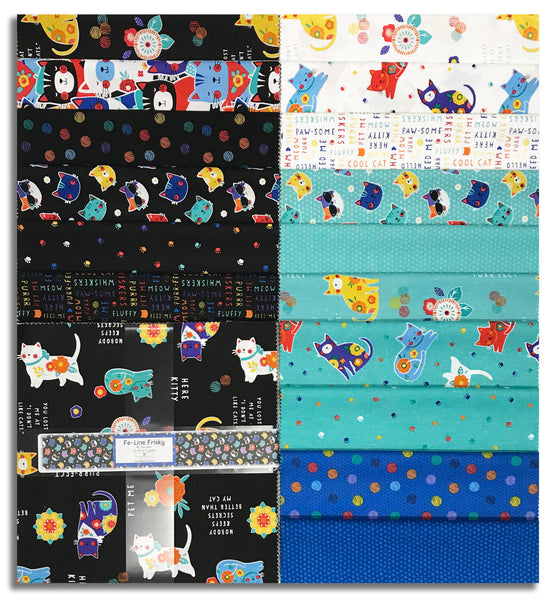 Wilmington Pre-Cut 42 Piece 10 Karat 10" Squares 518-871-518 - Fe-Line Frisky