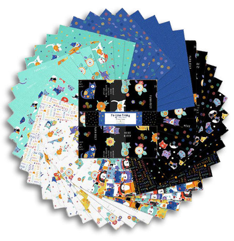 Wilmington Pre-Cut 42 Piece 5 Karat 5" Charms 508-871-508 - Fe-Line Frisky