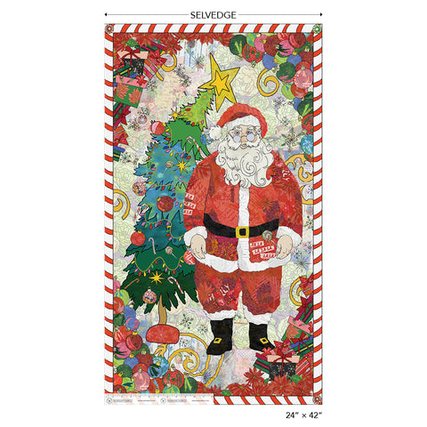 Windham Jolly Collage 55214D 1 Multi Jolly Collage 24" PANEL By The PANEL (Not Strictly By The Yard)