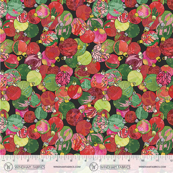 Windham Jolly Collage 55217 5 Licorice Shiny Things By The Yard