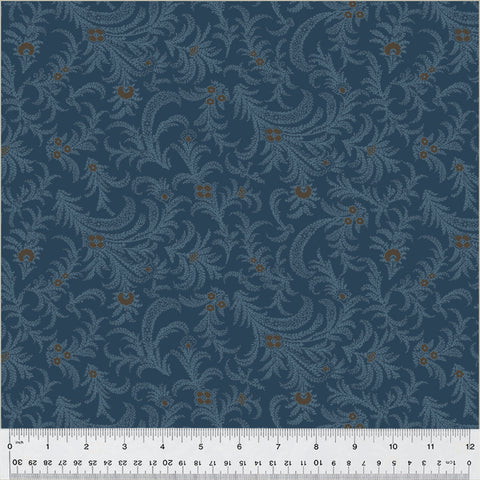 Windham Oxford 53891 1 Delicate Paisley Blue By The Yard