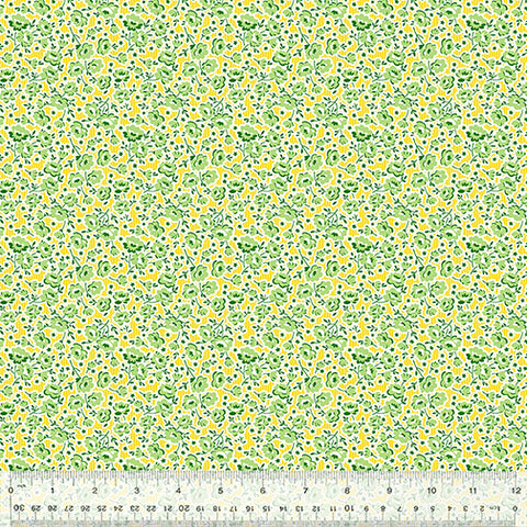 Windham Garden Party 53978 3 Festive Florals Green By The Yard