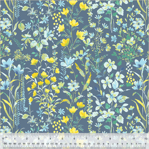 Windham Buttercup 54021 3 Flower Garden Slate By The Yard