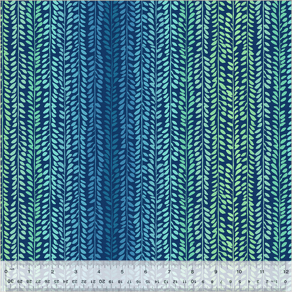 Windham Buttercup 54022 1 Garden Rows Navy By The Yard