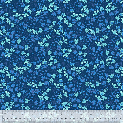 Windham Buttercup 54023 1 Petite Blooms Navy By The Yard