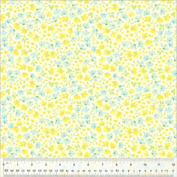 Windham Buttercup 54023 4 Petite Blooms Pale Yellow By The Yard