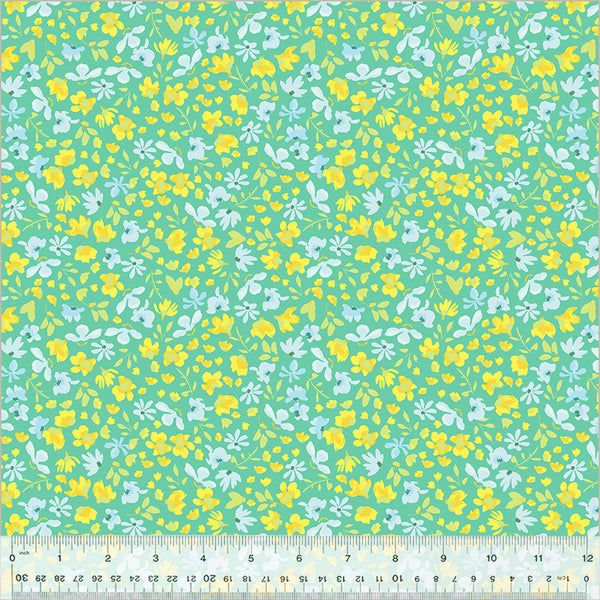 Windham Buttercup 54023 6 Petite Blooms Jade By The Yard