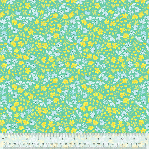 Windham Buttercup 54023 6 Petite Blooms Jade By The Yard