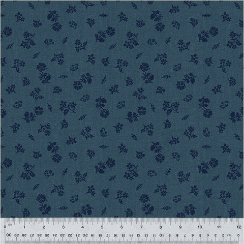 Windham Banyan 54112 5 Floral Indigo By The Yard