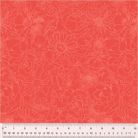 Windham Spring Dreams 54157 8 Garden Sketch Poppy By The Yard