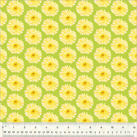 Windham Spring Dreams 54158 9 Mod Daisy Spring Green By The Yard