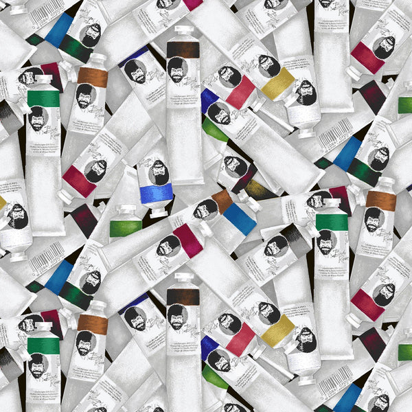 Studio E Joy Of Painting 5425 19 Multi Packed Paint Tube By The Yard