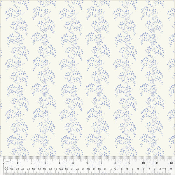 Windham Jasper Blue 54368 1 Ivory Border Lace By The Yard