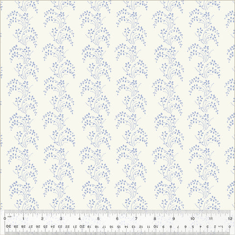 Windham Jasper Blue 54368 1 Ivory Border Lace By The Yard