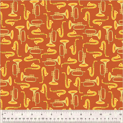 Windham Feeling Jazzy 54430 5 Rust Duet By The Yard