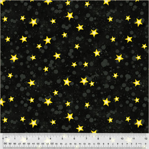 Windham Meowy Christmas 54487 4 Black Twinkle By The Yard