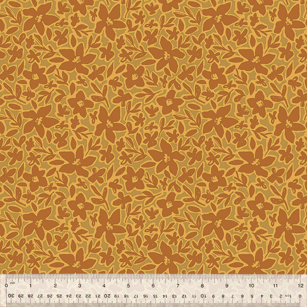 Windham Gleaned 54660 5 Amber Earth Blooms By The Yard
