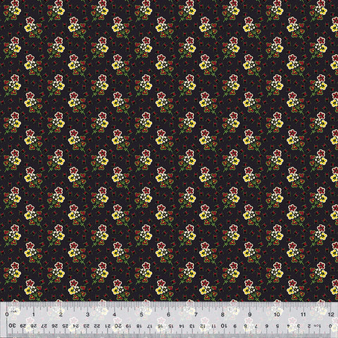 Windham Circa: Turkey Red 54732 2 Black Picnic By The Yard