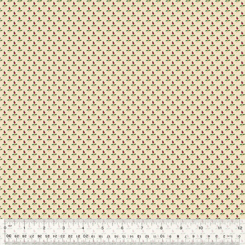 Windham Circa: Turkey Red 54733 4 Cream Prairie By The Yard