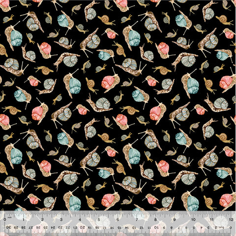 Windham Forest Fruits 54773D 3 Black Snails By The Yard
