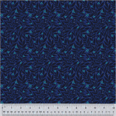 Windham Dayspring 54802 1 Midnight Vines & Berries By The Yard