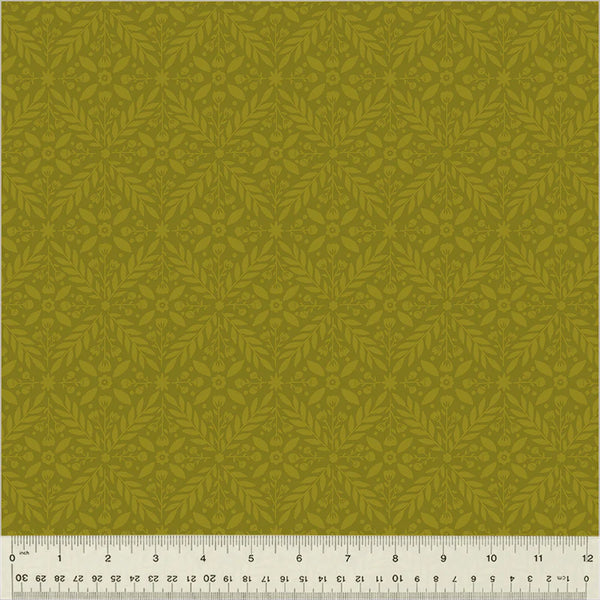 Windham Dayspring 54803 3 Olive Lattice By The Yard