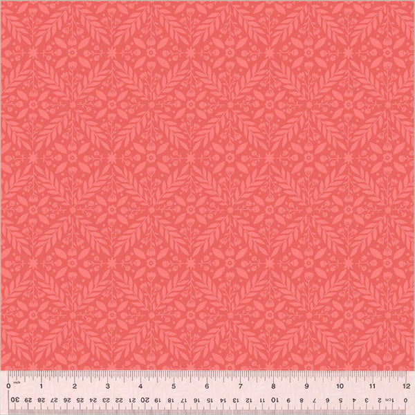 Windham Dayspring 54803 9 Coral Lattice By The Yard