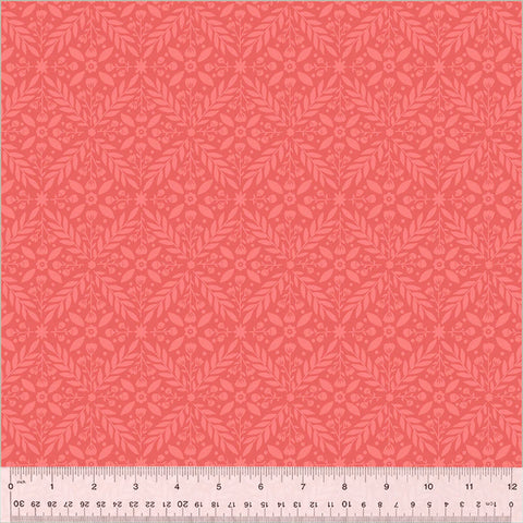 Windham Dayspring 54803 9 Coral Lattice By The Yard