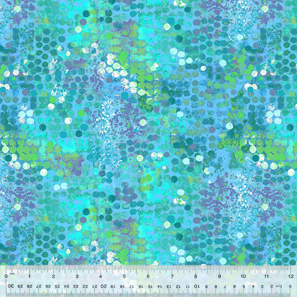 Windham Shine On 54844D 3 Turquoise Glimmer By The Yard