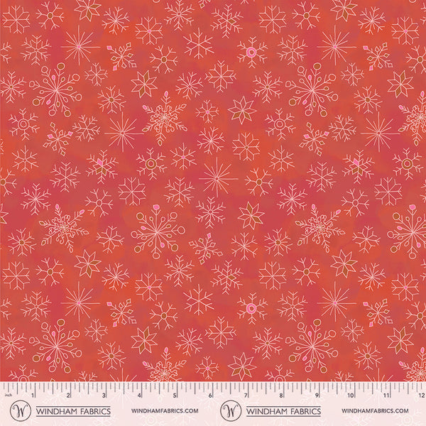 Windham Jolly Collage 55219 3 Red Snowfall By The Yard
