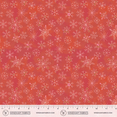 Windham Jolly Collage 55219 3 Red Snowfall By The Yard